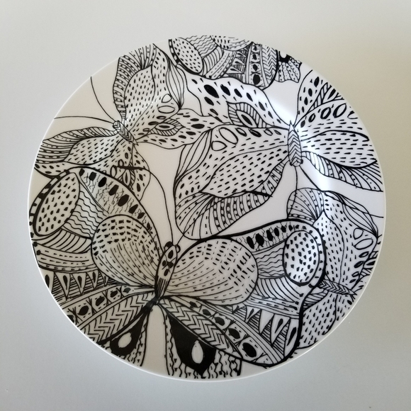 RARE Anthropologie | Butterfly Dinner Plate - Picture 1 of 4